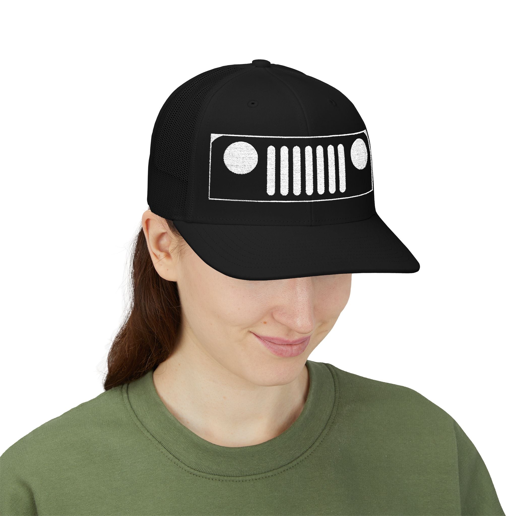 Embroidered Vintage Off-Road Trucker Hat – Adventure Snapback for 4x4 Enthusiasts & Outdoor Lovers